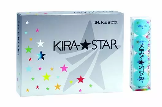 Kasco Golf Ball KIRA STAR2 Kira Star 2N Aqua 4 pieces