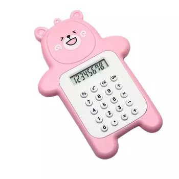 KASELIN Cute Bear Desk 8 Mini Just LCD Цветной портативный карманный стандартный калькулятор, калькулятор, цифры, тип, дисплей,