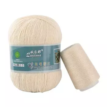 Кашемировая длинная плюшевая мягкая шерстяная пряжа ручная вязка люкс длинная шерсть