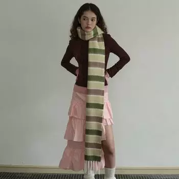 Кашемировая шаль Зима Кашемировые шарфы Шерстяные шарфы Накидки Накидки Осень Зима Style 2