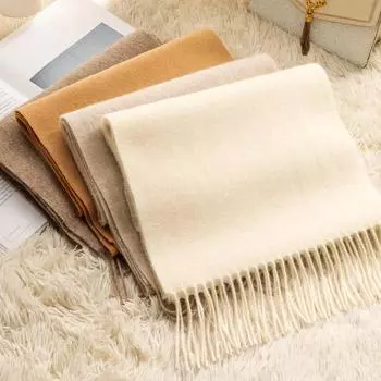 Кашемировый шарф, 100% чистый кашемир, качественная отделка, великолепная и натуральная 180cmx30cm