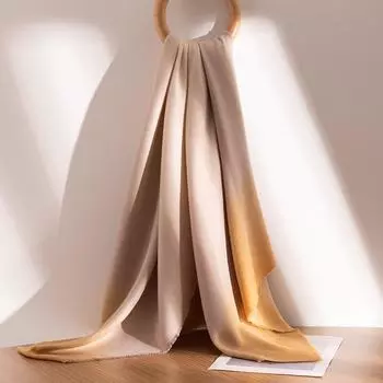 Кашемировый шарф с постепенным изменением цвета, женская мода, элегантный, универсальный, холодный, теплый шарф 65*190cm