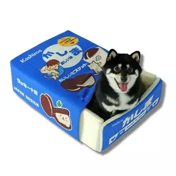 kashima Pet Pet Drawer Cookie Pattern Easy to Cat [Домик для печенья] Кровать, Дом, Тип, Печенье, Чехол, SNS, Фотогеничный, Теплый, Уход, Моющийся, Собака, [Синий] синий