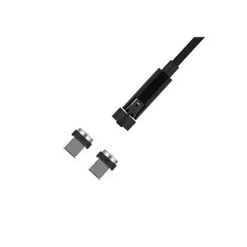 Kashimura/Magnetic кабель для зарядки 1,2 м 2 разъема Type-C BK Номер продукта: АЖ-650