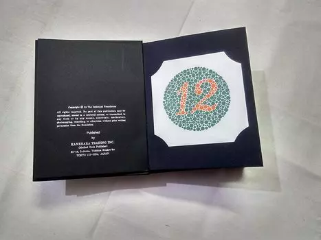 КАШСУРГ Ишихара Тест на цветовое зрение для выявления нарушений цветового зрения 24 листа с руководством пользователя