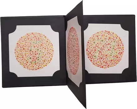 KASHSURG Исихара Таблицы тестовых таблиц для определения дефицита цвета