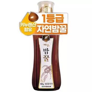 Каштановый мед Корейского пчеловодческого кооператива, 1 кг, 1 шт.