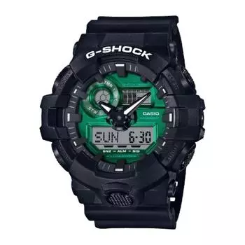 CASIO G SHOCK G Shock черно-зеленая серия GA 700MG 1AJF