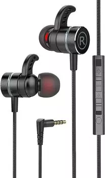 Kasott Soundmaster Pro V1 Игровые наушники с микрофоном Mute Bass Emphasis Наушники Наушники канального типа Nintendo Switch Xbox Проводные мобильные игровые