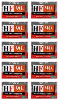 Кассета SONY 90 минут x 10 минут раунд 45 минут один (90 поездка, путь)
