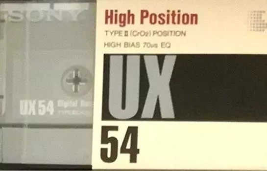 Кассета Sony UX 54 минуты Цифровая совместимость Sharp sound UX 54B Hi-Posi высокочастотный