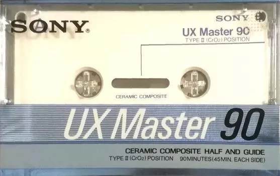 Кассета Sony UX Master 90 минут 90 UX-MST