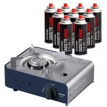 Кассетная печь Iris Ohyama Mini Ash Navy Cassette Cylinder 250 г x 3 шт. x 3 набора [Покупка набора] IGC-M1-ANV