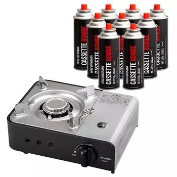Кассетная печь Iris Ohyama Mini Charcoal Cassette Cylinder 250 г x 3 шт. x 3 набора [Покупка набора] IGC-M1-H древесный уголь