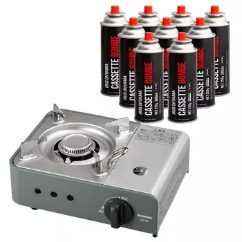 Кассетная печь Iris Ohyama Mini Olive Green Cassette Cylinder 250 г x 3 шт. x 3 набора [Покупка набора] IGC-M1-G