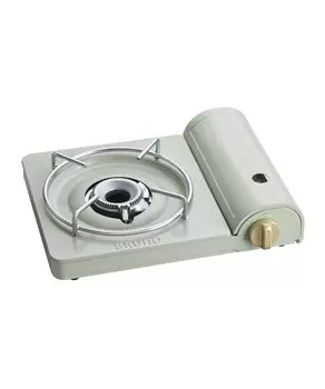 Кассетная плита BRUNO Slim Camping Gas Yakiniku Outdoor Sengoku Small Товары для предотвращения стихийных бедствий Подготовка к землетрясению Милая стильная зеленая BOE095-GR зелёный