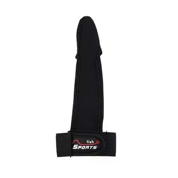 Кастинг на один палец, защитная перчатка, нескользящий инструмент для ловли карпа (черный)