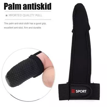 Кастинг на один палец, защитная перчатка, нескользящий инструмент для ловли карпа (черный) КДЕ