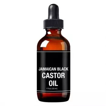 Касторовое масло стеклянная бутылкаКасторовое масло для роста волос, кожи лица, головы и ресниц - питание и увлажнение30 мл чёрный
