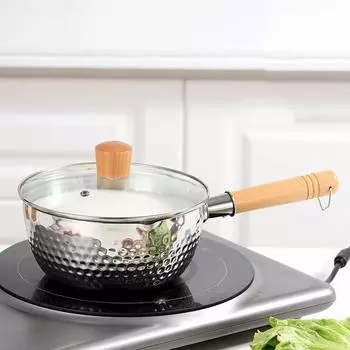 Кастрюли для приготовления пищи Кастрюли с крышкой Кастрюля с подогревом молока Легко моющаяся посуда Type 2 18cm