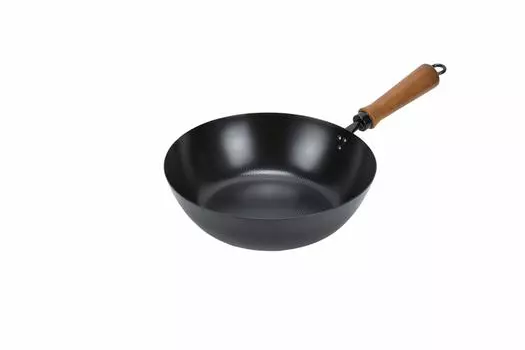 Кастрюля для готовки Pearl Metal Iron с тиснением 26 см, совместимая с IH HB-5768 чёрный