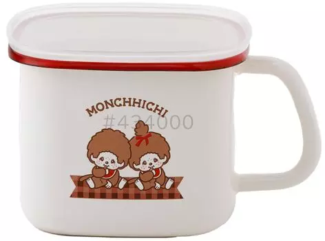 Кастрюля для мисо Fuji Enamel Monchhichi Check Square 1,5 л MNC-KP