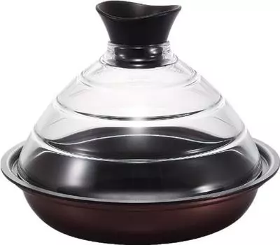 Кастрюля для парового тажина, совместимая с Hario IH, черная TND-200 IHB