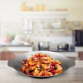 Кастрюля для приготовления морепродуктов из высококачественной нержавеющей стали с двойными ручками Argent 24cm