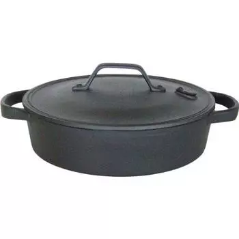 Кастрюля для тушения Seieido Cook Top в западном стиле круглая мелкая средняя CT-7