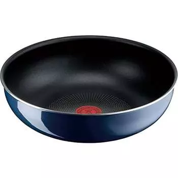 Кастрюля для жарки Tefal со съемной ручкой, 28 см, глубокая, только для газового огня, не содержит токсичных веществ, таких как PFOA, Ingenio Neo Royal Blue Intense Wo
