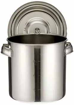 Кастрюля EBM Kitchen 22 см с тарелкой кастрюля/блюдо из стали 18-8