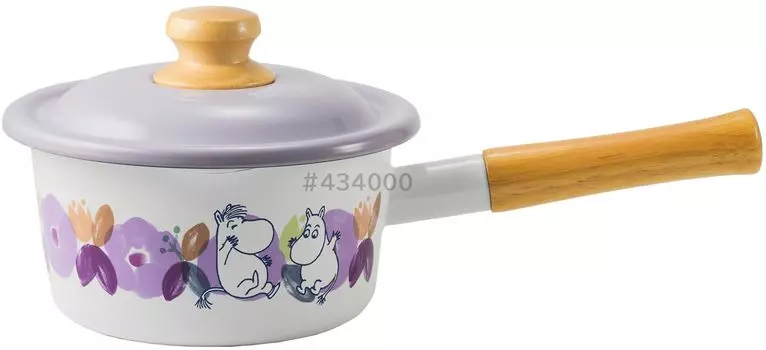 Кастрюля Fuji Enamel Moomin Flower Garden 16 см MTH-16S лавандовый