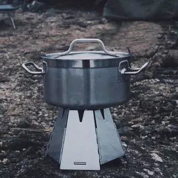 Кастрюля из нержавеющей стали, кастрюля с двумя ручками и крышкой, прочная индукционная кастрюля для супа 16cm