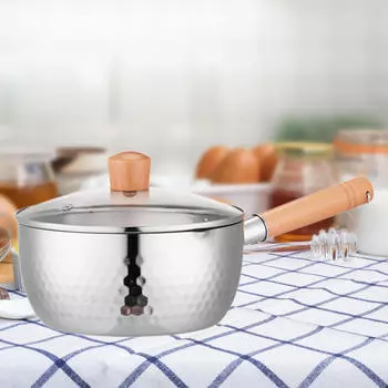 Кастрюля из нержавеющей стали с прозрачной крышкой — необходимый кухонный инструмент S