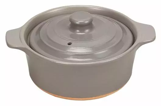 Кастрюля из жемчужного металла 15 см серая Gracia L-1961 серый