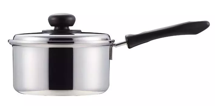 Кастрюля Pearl Metal One Hand 16 см с крышкой для кастрюли IH совместимая Comfort Сделано в Японии HB-1129