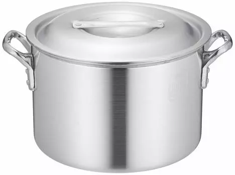 Кастрюля профессиональная поварская EBM алюминиевая полукруглая 24 см