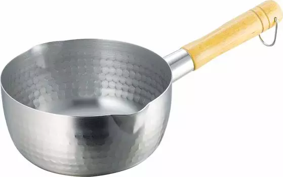 Кастрюля Shimomura Kikaku Yukihira 18 см с носиком «утка» профессиональная кованая модель IH, произведенная в Японии, 41640, совместимая,