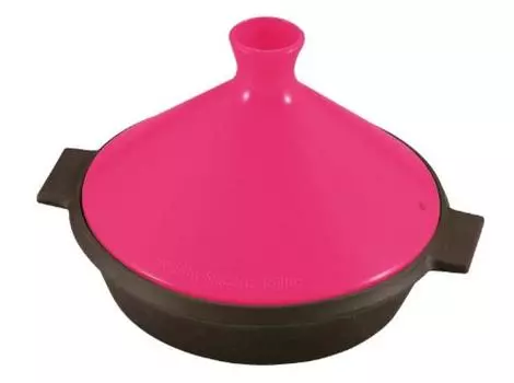 Кастрюля-тажин для микроволновой печи Pearl Metal Silicone Fast Tagine 18 см розовая H&B C-9095