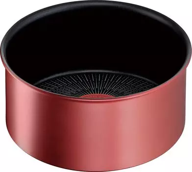 Кастрюля Tefal со съемной ручкой 16 см Совместима с газовой плитой IH Не содержит вредных веществ, таких как PFOA Neo IH Rouge Unlimited и Red L38328 Удобна для использования одной рукой красный