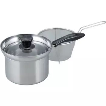 Кастрюля Wahei Freiz One Handed 18 см с дуршлагом IH совместимая с нержавеющей сталью Nabeya Daisaku NR-7731