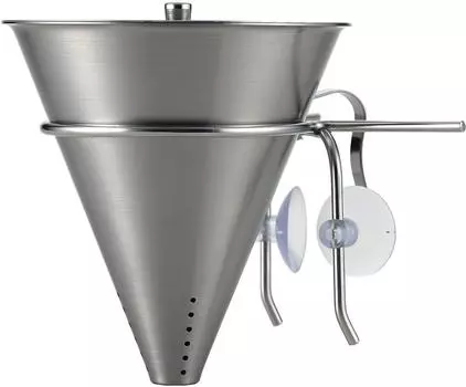 Кастрюля Yoshikawa Premium Mizureed Conical Corner с крышкой, треугольная, из нержавеющей стали, произведена в Японии YH9616
