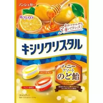 Kasugai Xicily Crystal Honey Ассорти леденцов для горла 63 гХарактеристикиKasugai Seika Co., Ltd. ХарактеристикиKasugai Seika Co., Ltd. это конфитюр 1