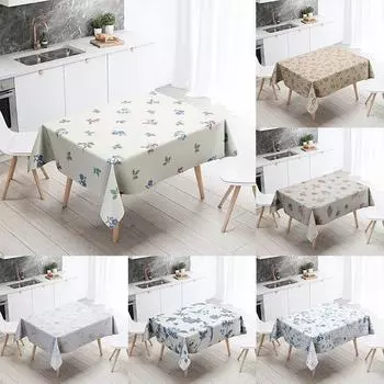 Kat цветочная скатерть для украшения дома, противообрастающая водонепроницаемая обеденный стол, прямоугольная кухонная столешница для камина 40x70cm