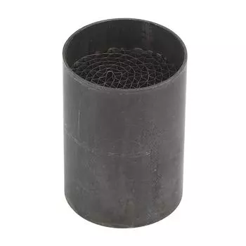 Катализатор выхлопной трубы мотоцикла из нержавеющей стали, передний средний глушитель, катализатор, универсальный для 35x50mm/1.37x1.96in