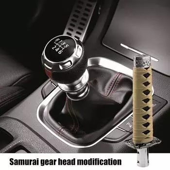 Катана Меч Ручка переключения передач Катана Нож Ручка переключения передач Катана Меч Автоматическая ручная ручка переключения передач для автомобилей черный белый