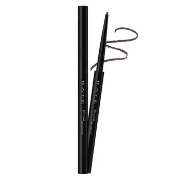 Kate Гелевый карандаш Fit Rare 0,08 г, BR-2 Gel Deep Brown, 1 шт.