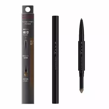 KATE Kate Lasting Design Eyebrow W (Slim) BR-3 Natural Brown 0.38g (x 1)