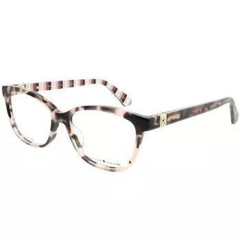 Kate Spade Emilyn Ht8 52mm Womens Square Eyeglasses 52mm Pink Havana One Size