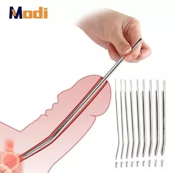 Катетеры из нержавеющей стали, металлические, уретральные расширители, звуковая пробка для пениса, растягивающая мужские частные эротические секс-игрушки для взрослых для мужчин, продукт 4mm